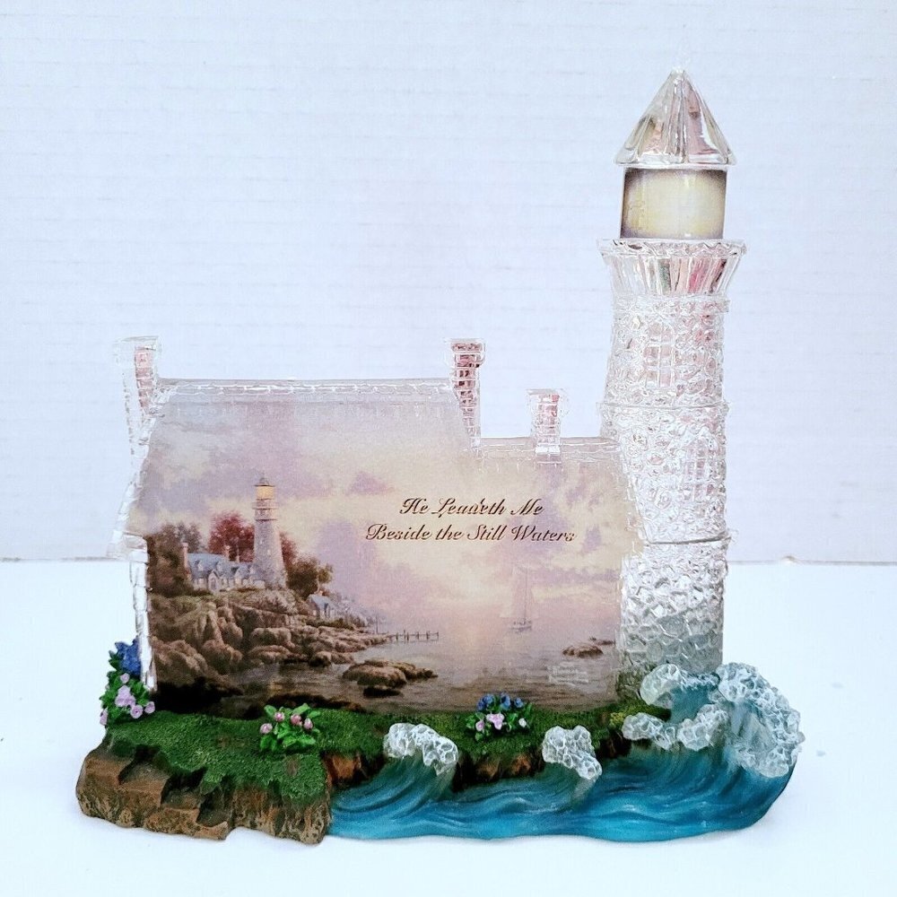 Sea of Tranquility Lighthouse Thomas Kinkade Beacon of Light Hamilton Collection